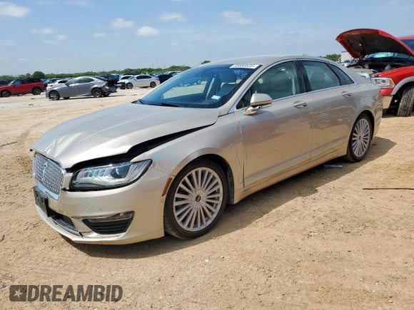 2017 Lincoln MKZ Hybrid Reserve with VIN 3LN6L5MU9HR632823, listed as a Copart auction lot 58886635 with 39,680 mi miles and Salvage title. Bid and sale history available at DreamBid. Image 1.