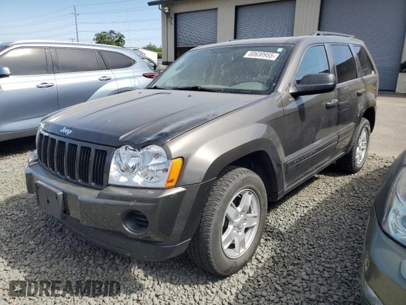 2005 Jeep Grand Cherokee Laredo с VIN 1J4GR48K25C661336, выставлен на аукционе Copart как лот 60630955 с пробегом 54 632 миль миль и Списание • Salvage title. История ставок и продаж доступна на DreamBid. Изображение 1.