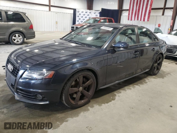 2012 Audi S4 Prestige with VIN WAUKGAFL5CA039951, listed as a Copart auction lot 49955595 with 102,696 mi miles and Salvage Title. Bid and sale history available at carsss.com. Image 1.