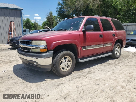 2005 Chevrolet Tahoe LS with VIN 1GNEC13VX5R275279, listed as a Copart auction lot 55914985 with 145,629 mi miles and Clean Title. Bid and sale history available at DreamBid. Image 1.