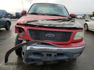 2001 Ford F-150 XL with VIN 1FTRX18L21NA50586, listed as a Copart auction lot 84245554 with 0 mi miles and Salvage Title. Bid and sale history available at carsss.com. Image 5.