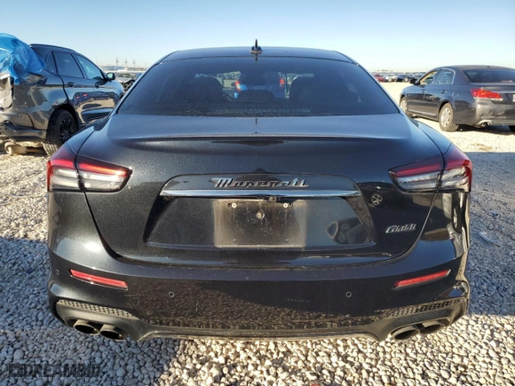 2022 Maserati Ghibli Modena with VIN ZAM57YSM7N1390950, listed as a Copart auction lot 84095394 with 22,449 mi miles and Salvage Title. Bid and sale history available at carsss.com. Image 6.