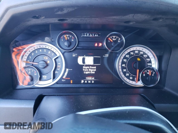 2019 Ram 1500 Classic Lone Star with VIN 1C6RR6LT7KS573143, listed as a Copart auction lot 85789964 with 110,329 mi miles and Salvage Title. Bid and sale history available at carsss.com. Image 9.