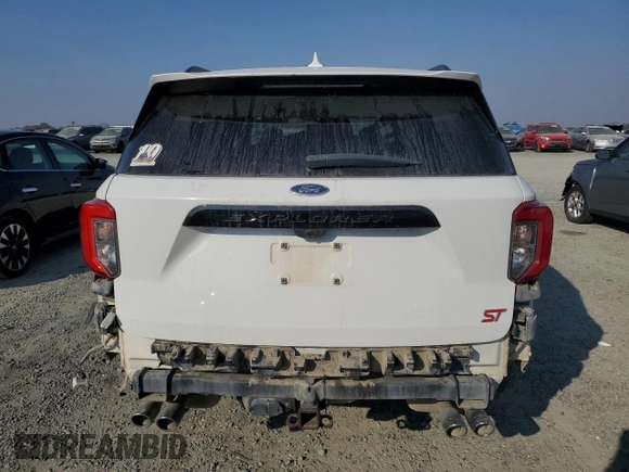 2020 Ford Explorer ST with VIN 1FM5K8GC7LGA29212, listed as a Copart auction lot 43271295 with 117,836 mi miles and Salvage Title. Bid and sale history available at carsss.com. Image 6.