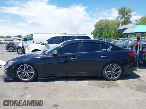 2017 Infiniti Q50 Premium with VIN JN1EV7APXHM737130, listed as a IAAI auction lot 42440909 with 97,461 mi miles and . Bid and sale history available at DreamBid. Image 15.