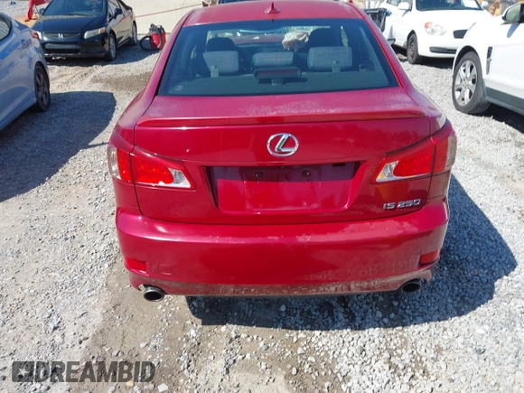 2012 Lexus IS 250 with VIN JTHBF5C26C5173223, listed as a IAAI auction lot 40499040 with 102,981 mi miles and . Bid and sale history available at DreamBid. Image 16.