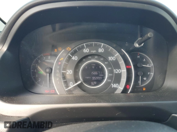 2014 Honda CR-V LX with VIN 2HKRM4H39EH697115, listed as a Copart auction lot 48355225 with 158,671 mi miles and Salvage Title. Bid and sale history available at carsss.com. Image 9.