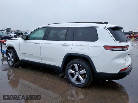 2021 Jeep Grand Cherokee Limited with VIN 1C4RJKBG2M8143632, listed as a Copart auction lot 51642815 with 45,174 mi miles and Salvage Title. Bid and sale history available at DreamBid. Image 2.