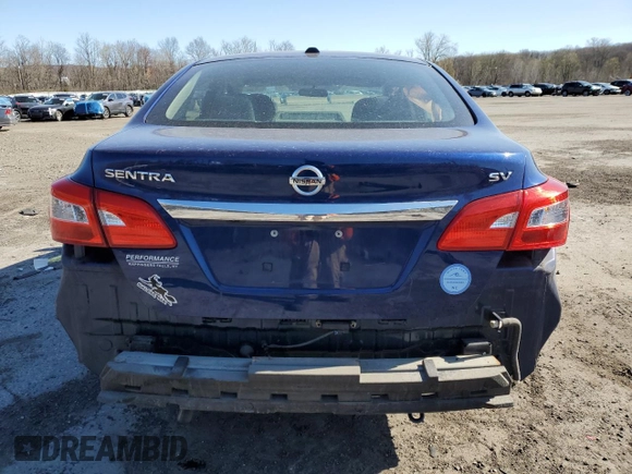 2018 Nissan Sentra SV with VIN 3N1AB7AP0JL663420, listed as a Copart auction lot 53257305 with 80,599 mi miles and Salvage Title. Bid and sale history available at DreamBid. Image 6.