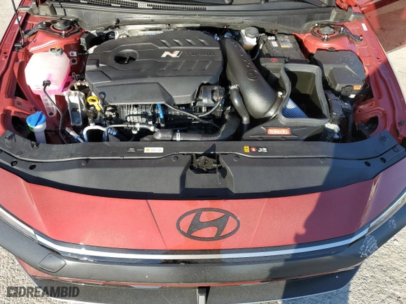 2024 Hyundai Elantra N with VIN KMHLW4DK6RU021516, listed as a Copart auction lot 85361514 with 6,814 mi miles and Non Repairable. Bid and sale history available at carsss.com. Image 12.