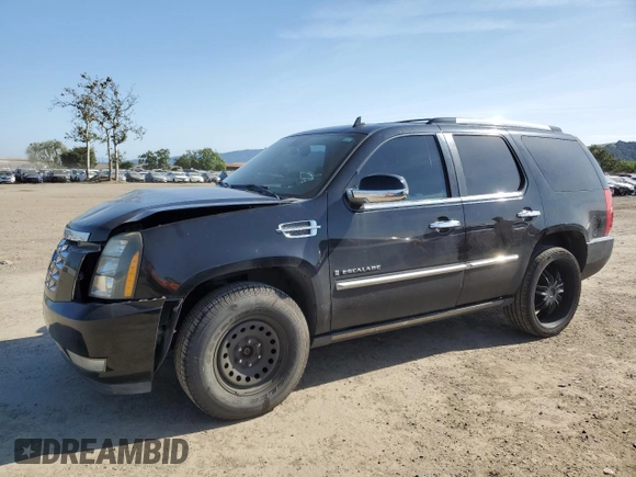 2008 Cadillac Escalade z VIN 1GYFK63808R180204, wystawiony jako Copart lot #55704295 z przebiegiem 156 101 mil mil oraz Szkoda całkowita • Salvage title. Historia ofert i sprzedaży dostępna na DreamBid. Obrazek 1.