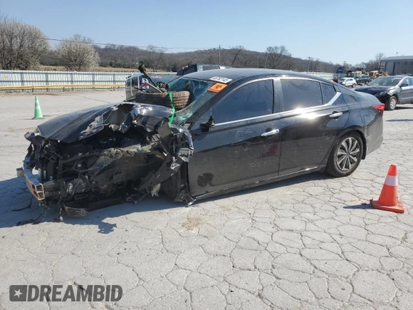 2020 Nissan Altima 2.5 S with VIN 1N4BL4BV4LC192208, listed as a Copart auction lot 48782145 with 115,413 mi miles and Salvage Title. Bid and sale history available at carsss.com. Image 1.
