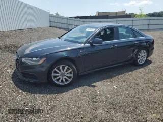 2015 Audi A6 Prestige with VIN WAUHGAFC1FN007148, listed as a Copart auction lot 61080435 with 123,739 mi miles and Salvage title. Bid and sale history available at DreamBid. Image 1.