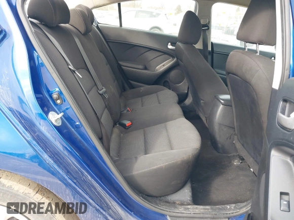 2017 Kia Forte LX with VIN 3KPFK4A79HE124164, listed as a IAAI auction lot 41684647 with 134,058 mi miles and . Bid and sale history available at carsss.com. Image 8.