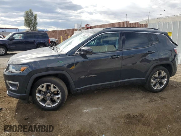 2018 Jeep Compass Limited z VIN 3C4NJCCB0JT367938, wystawiony jako Copart lot #54903035 z przebiegiem 50 310 mil mil oraz Szkoda całkowita • Salvage title. Historia ofert i sprzedaży dostępna na DreamBid. Obrazek 1.