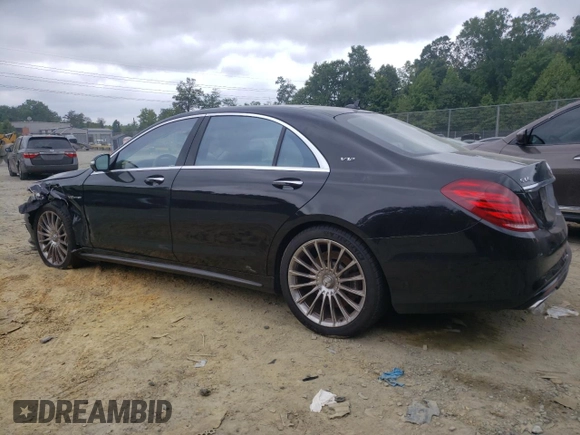 2015 Mercedes-Benz S с VIN WDDUG7KBXFA171965, выставлен на аукционе Copart как лот 65049664 с пробегом Не указан миль и Списание • Salvage title. История ставок и продаж доступна на DreamBid. Изображение 2.