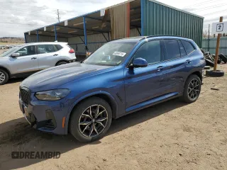 2023 BMW X3 xDrive30i with VIN 5UX53DP05P9R31043, listed as a Copart auction lot 48069715 with 324 mi miles and Salvage Title. Bid and sale history available at carsss.com. Image 1.