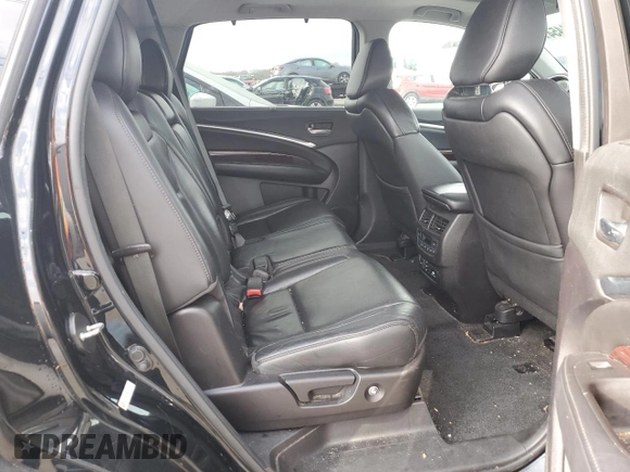 2014 Acura MDX Advance with VIN 5FRYD3H81EB004875, listed as a Copart auction lot 81801454 with 265,982 mi miles and Salvage title. Bid and sale history available at DreamBid. Image 11.