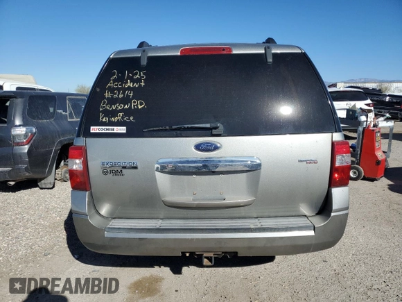 2008 Ford Expedition EL Limited with VIN 1FMFK20538LA12614, listed as a Copart auction lot 43982575 with 150,949 mi miles and Salvage Title. Bid and sale history available at carsss.com. Image 6.