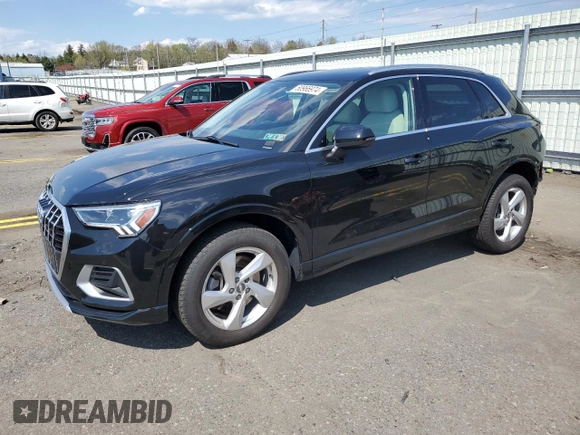 2019 Audi Q3 Premium Plus with VIN WA1BECF30K1069646, listed as a Copart auction lot 50966974 with 47,851 mi miles. Bid and sale history available at carsss.com. Image 1.