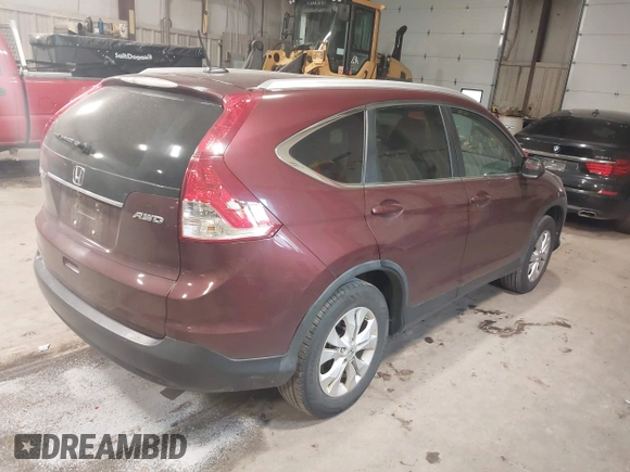2013 Honda CR-V EX-L with VIN 5J6RM4H76DL072808, listed as a IAAI auction lot 42589020 with 89,038 mi miles and . Bid and sale history available at DreamBid. Image 4.