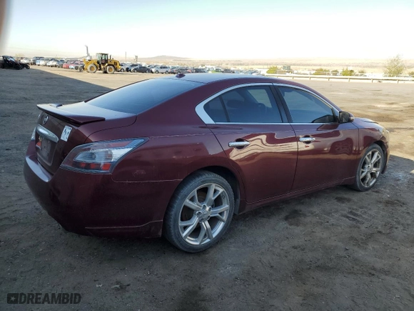 2012 Nissan Maxima 3.5 S with VIN 1N4AA5AP5CC860298, listed as a Copart auction lot 52574345 with 169,082 mi miles and Clean Title. Bid and sale history available at carsss.com. Image 3.