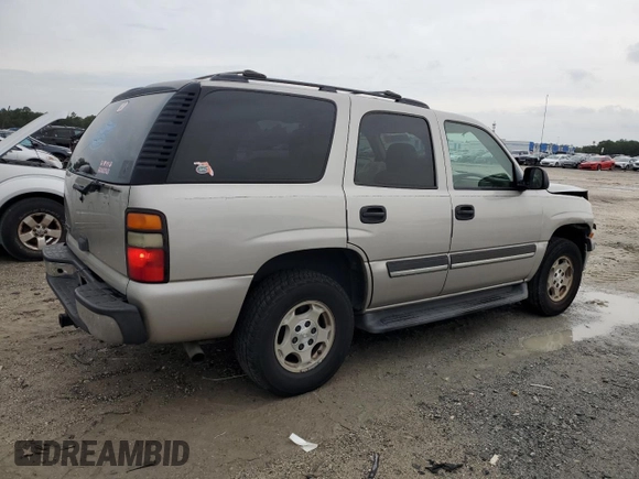 2006 Chevrolet Tahoe LS with VIN 1GNEC13V76R161256, listed as a Copart auction lot 75039474 with 0 mi miles and Salvage Title. Bid and sale history available at carsss.com. Image 3.