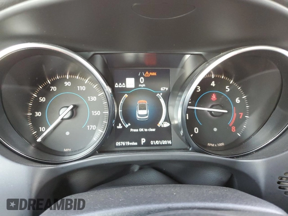2019 Jaguar F-Pace 25t with VIN SADCS2FX0KA616001, listed as a Copart auction lot 78096724 with 57,619 mi miles and Clean title. Bid and sale history available at DreamBid. Image 9.