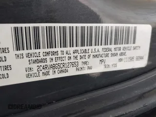 2012 Volkswagen Routan SE z VIN 2C4RVABG5CR127653, wystawiony jako IAAI lot #42090635 z przebiegiem 205 293 mil mil oraz . Historia ofert i sprzedaży dostępna na DreamBid. Obrazek 9.