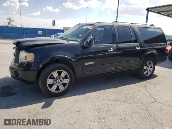 2008 Ford Expedition EL Limited with VIN 1FMFK19588LA49008, listed as a Copart auction lot 65562414 with 255,896 mi miles and Salvage Title. Bid and sale history available at carsss.com. Image 1.
