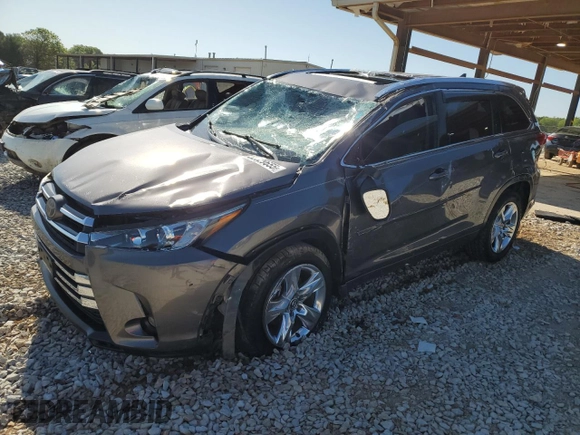2018 Toyota Highlander Limited z VIN 5TDYZRFH1JS255314, wystawiony jako Copart lot #52329655 z przebiegiem 84 037 mil mil oraz Szkoda całkowita • Salvage title. Historia ofert i sprzedaży dostępna na DreamBid. Obrazek 1.