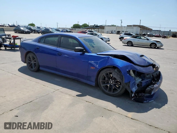 2019 Dodge Charger Scat Pack z VIN 2C3CDXGJXKH553024, wystawiony jako Copart lot #53058985 z przebiegiem 80 575 mil mil oraz Szkoda całkowita • Salvage title. Historia ofert i sprzedaży dostępna na DreamBid. Obrazek 4.