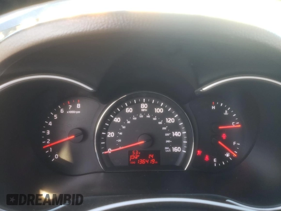 2014 Kia Sorento LX with VIN 5XYKT3A64EG501608, listed as a Copart auction lot 53149015 with 136,419 mi miles and Salvage Title. Bid and sale history available at DreamBid. Image 9.