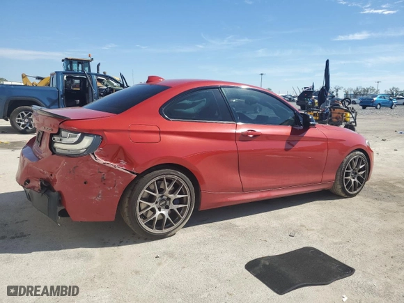 2016 BMW 2 Series M235i with VIN WBA1J7C50GV359456, listed as a Copart auction lot 47385355 with 68,895 mi miles and Salvage Title. Bid and sale history available at carsss.com. Image 3.
