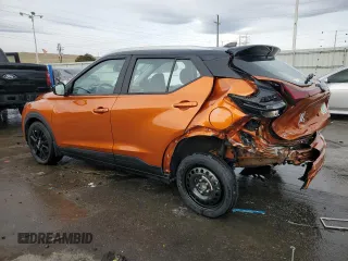 2024 Nissan Kicks SV with VIN 3N1CP5CV3RL480759, listed as a Copart auction lot 50064435 with 16,260 mi miles and Salvage Title. Bid and sale history available at DreamBid. Image 2.