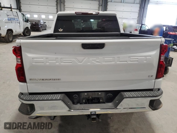 2022 Chevrolet Silverado 1500 LT with VIN 1GCPDDEK8NZ518672, listed as a Copart auction lot 83454114 with 40,850 mi miles and Salvage Title. Bid and sale history available at DreamBid. Image 6.
