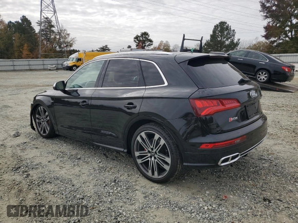 2018 Audi SQ5 Premium Plus with VIN WA1A4AFY5J2015637, listed as a Copart auction lot 79162774 with 106,848 mi miles and Salvage Title. Bid and sale history available at DreamBid. Image 2.
