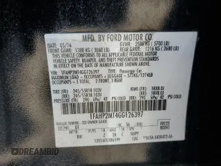 2016 Ford Police Interceptor with VIN 1FAHP2MT4GG126397, listed as a Copart auction lot 54899325 with 145,053 mi miles and Salvage title. Bid and sale history available at DreamBid. Image 12.