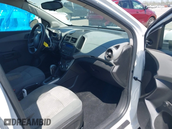 2016 Chevrolet Sonic LS with VIN 1G1JA6SH8G4109258, listed as a IAAI auction lot 41828834 with 95,222 mi miles and . Bid and sale history available at DreamBid. Image 5.