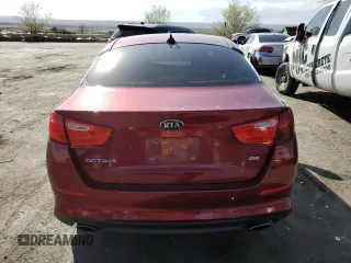 2014 Kia Optima LX with VIN 5XXGM4A72EG273906, listed as a Copart auction lot 50812355 with 104,004 mi miles and Salvage Title. Bid and sale history available at carsss.com. Image 6.