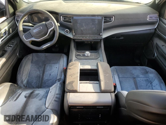 2024 Jeep Wagoneer Series II Carbide with VIN 1C4SJVBP2RS141330, listed as a Copart auction lot 47686585 with Not Provided miles and Salvage Title. Bid and sale history available at DreamBid. Image 8.