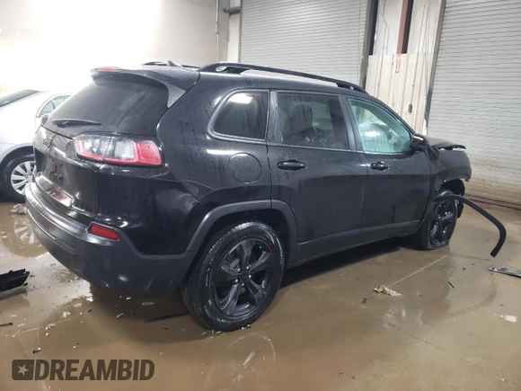 2020 Jeep Cherokee Altitude with VIN 1C4PJMLB9LD576053, listed as a Copart auction lot 45734955 with 55,902 mi miles and Salvage Title. Bid and sale history available at carsss.com. Image 3.
