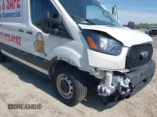 2023 Ford Transit Cargo with VIN 1FTBR1C89PKA58175, listed as a IAAI auction lot 42007354 with 55,141 mi miles. Bid and sale history available at carsss.com. Image 17.