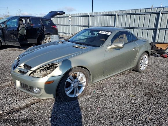 2009 Mercedes-Benz SLK-Class 3.5L with VIN WDBWK58F09F196461, listed as a Copart auction lot 74681664 with 190,078 mi miles and Clean Title. Bid and sale history available at carsss.com. Image 1.