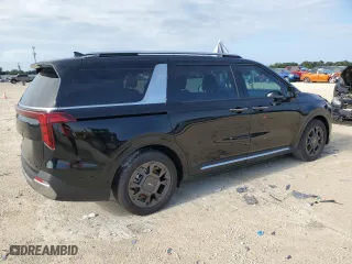 2025 Kia Carnival SX Prestige with VIN KNDNE5K35S6455177, listed as a Copart auction lot 67465454 with 3,446 mi miles and Salvage Title. Bid and sale history available at carsss.com. Image 3.