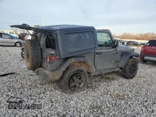 2021 Jeep Wrangler Sport S with VIN 1C4HJXAG4MW719355, listed as a Copart auction lot 80171574 with 62,948 mi miles and Non Repairable. Bid and sale history available at DreamBid. Image 3.