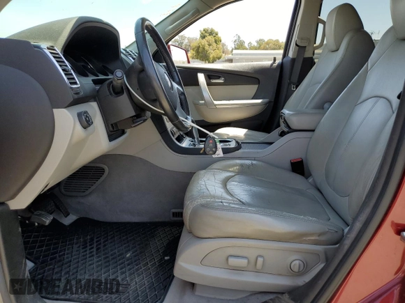 2010 GMC Acadia SLT1 with VIN 1GKLVMEDXAJ264974, listed as a Copart auction lot 61571175 with 169,688 mi miles and Salvage title. Bid and sale history available at DreamBid. Image 7.