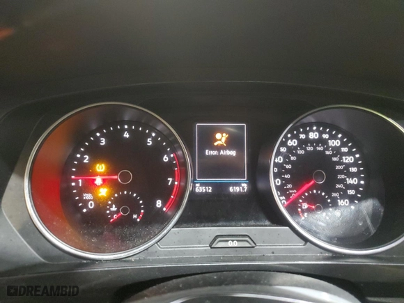 2018 Volkswagen Tiguan SEL with VIN 3VV2B7AXXJM146056, listed as a Copart auction lot 48167185 with 63,512 mi miles and Salvage Title. Bid and sale history available at carsss.com. Image 9.