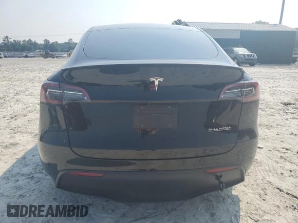 2022 Tesla Model Y Performance with VIN 7SAYGDEF5NF344292, listed as a Copart auction lot 59153775 with Not provided miles and Salvage title. Bid and sale history available at DreamBid. Image 6.