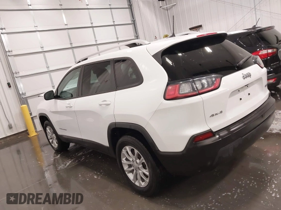 2021 Jeep Cherokee Latitude with VIN 1C4PJMCB7MD166000, listed as a IAAI auction lot 41631945 with 48,046 mi miles and . Bid and sale history available at DreamBid. Image 14.